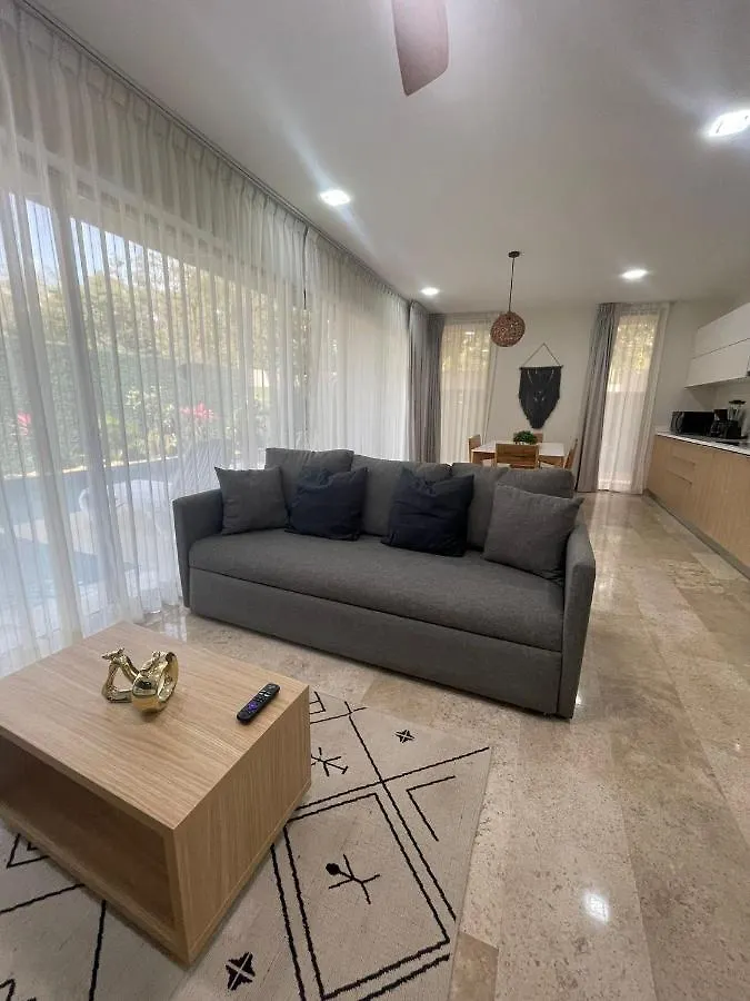 Cozy Apt W/Swim-Up Pool Apartment Tulum Mexico