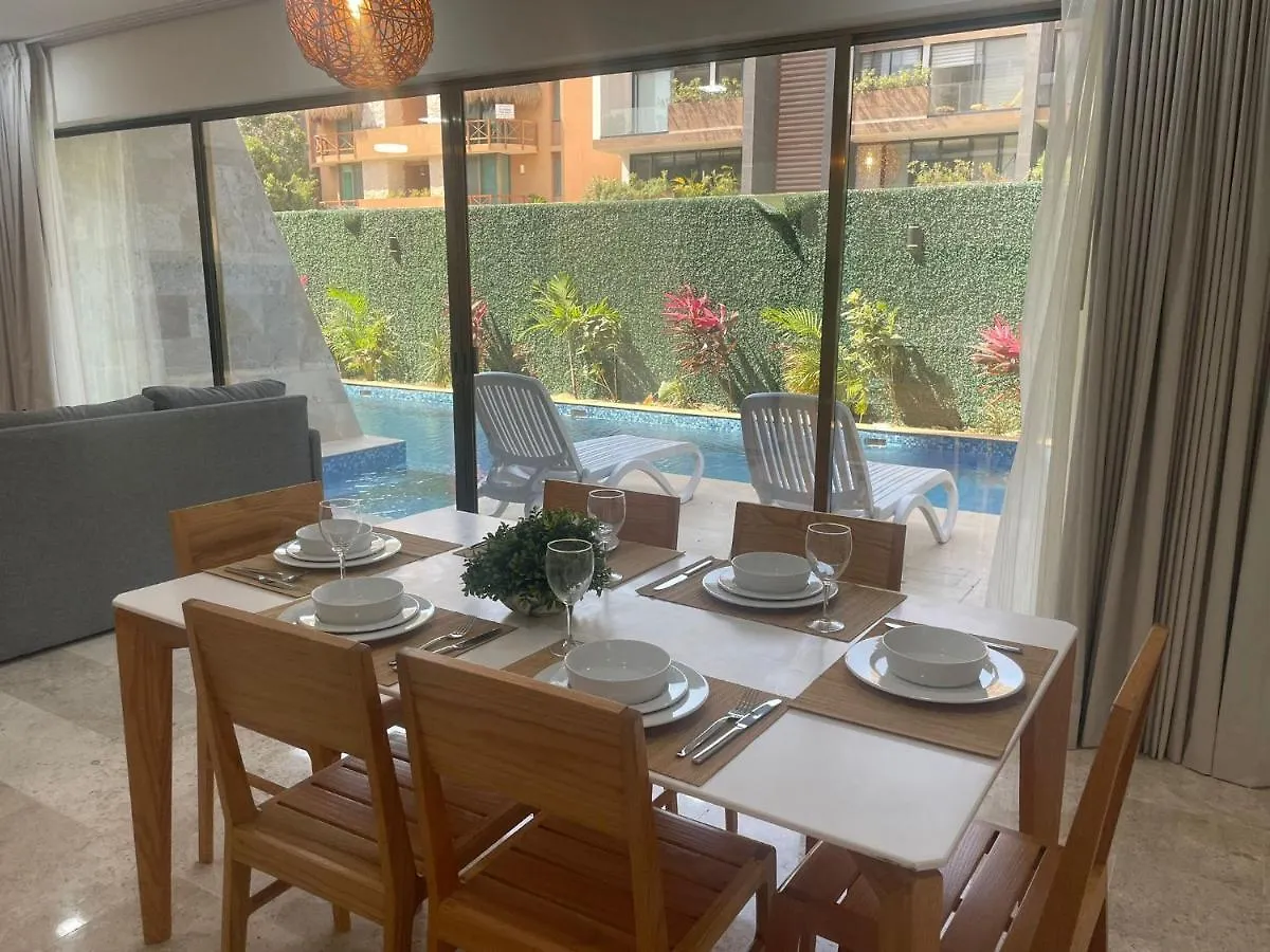 Cozy Apt W/Swim-Up Pool Apartment Tulum Mexico