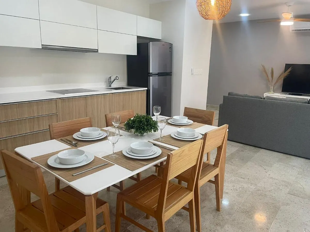 Cozy Apt W/Swim-Up Pool Apartment Tulum 0*,